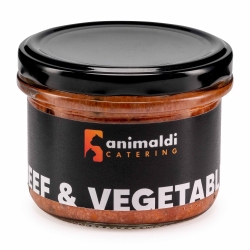 Animaldi Mokra karma dla psów z wołowiny i warzyw - premium - WERSJA MIELONA