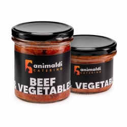 Animaldi Mokra karma dla psów z wołowiny i warzyw - premium - WERSJA MIELONA