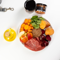 Animaldi Mokra karma dla psów z wołowiny i warzyw - premium - WERSJA MIELONA -  9x200 g