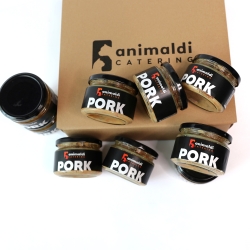 Animaldi Mokra karma dla psów z wieprzowiny - premium - WERSJA MIELONA - 9x200 g