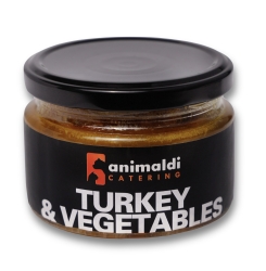 Animaldi Mokra karma dla psów z indyka i warzyw - premium - WERSJA MIELONA 200 G