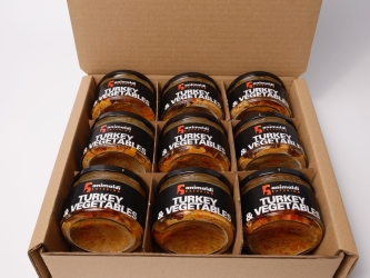 Animaldi Mokra karma z indyka i warzyw - premium - WERSJA MIELONA - 9x200g