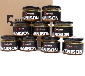 Animaldi Mokra karma dla psów z dziczyzny - premium - WERSJA MIELONA - 9x200 g