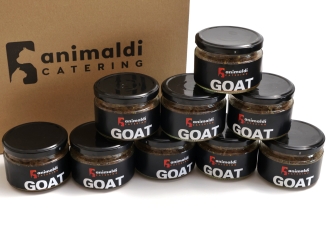 Animaldi Mokra karma dla psów z kozy - premium - WERSJA MIELONA - 9x200 g